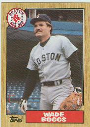 1987 Topps Baseball Cards      150     Wade Boggs